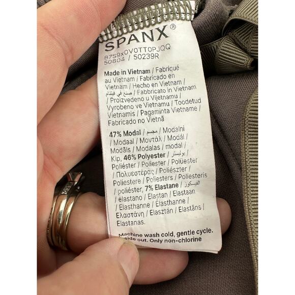 Spanx AirEssentials Wide Leg Pant - Smoke - Picture 12 of 12